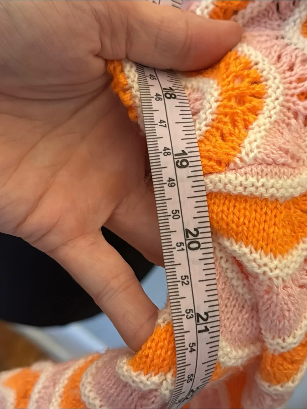 Super Soft Divide zig zag knit sweater